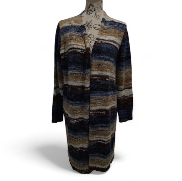 Coco + Carmen Sweaters - COCO + CARMEN Striped Knit Long Cardigan, Size S/M, NWT